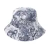 Sombrero de Pescador con Patrón de Animales de la Selva Teñido con Tinta Transfronterizo Paisaje Versátil Ala Ancha Sombrero de Sol de Verano para Exteriores Sombrero de Cubeta