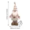 Muñeca Navideña Rosa Nueva Lentejuela Muñeco de Nieve Navideño Retráctil Decoración Navideña Exhibición de Ventana