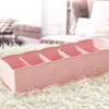Caja de Almacenamiento para Calcetines de Plástico con Múltiples Compartimentos Tipo Cajón Organizador Caja para Ropa Interior Calzoncillos Caja de Almacenamiento de Cinco Compartimentos Fabricante Venta al por Mayor