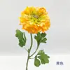 Flor de Loto con Rocío de Mil Posturas de Dos Cabezas Tallo Único Flor Artificial de Seda Flor Falsa Material de Flor para Bodas Marcador de Camino Arreglo Floral Decoración de Escritorio para el Hogar Arte Floral