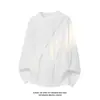 2026 HT261154 estilo Hong Kong base blanca tamaño grande algodón Hua cuello redondo camiseta M-5X HT261153-P20