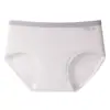 Pantaletas Antibacterianas de Grado 10A con Entrepierna Extendida Sin Costuras para Mujer, Algodón para Bebé de Grado A, Algodón Puro de Cintura Media, Entrepierna de Algodón de Secado Rápido para Niñas