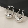 Pendientes en Forma de U Más Vendidos de Amazon, Latón Chapado en Oro Real de 18 Quilates, Diseño de Alta Gama, Pinzas para Orejas de Moda y Elegantes para Mujer