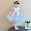 Vestido de Elsa para Niña Verano 2026 Nuevo Estilo Vestido de Princesa de Moda para Niña Vestido de Verano Polo