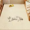 Tapete Arranhador para Gatos de Estimação Resistente ao Desgaste Cor Sólida Tapete Imitação de Sisal Tapete Especial para Piso de Sala de Estar Protege Sofá Garras de Gato Tapete de Rastejar