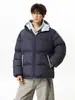 Chaqueta con Capucha de Algodón para Pareja Jack Chuan Yang Invierno Engrosada Cálida Holgada Abrigo de Algodón Tendencia Versátil Superior Chaqueta de Algodón