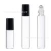 Frasco Roll-on Transparente para Creme para Olhos 5ml Frasco de Perfume 10ml Frasco Roll-on Frasco Original para Líquido Frasco de Vidro Frasco Roll-on para Óleo Essencial