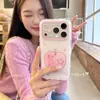 Ilustración de Manzana Estrella Rosa Adecuada para Funda de Teléfono Apple 17Promax iPhone16 Nicho 14 Doble Capa 13 Funda Dura