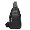 Shileton masculino de couro genuíno bolsa de ombro no peito primeira camada de couro mensageiro bolsa transfronteiriça moda masculina bolsa de ombro frontal