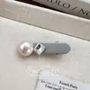 Pinza para el Cabello de Perla y Pedrería con Letra Coreana, Pinza de Pato, Pinza Lateral, Pasador, Pinza para Flequillo, Accesorio para el Cabello, Mayoreo
