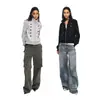 Chaqueta de doble botonadura con cuello alto estilo Napoleón 2026 para Hombres y Mujeres Chaqueta Corta Ajustada Estilo Retro de la Corte Europea