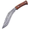 Cuchillo de exterior de fábrica hoja recta cuchillo curvo mini cuchillo imitación Damasco cuchillo pata de perro cuchillo portátil para acampar Nibo