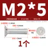 Tornillos de Aluminio Dorado Tornillos de Aleación de Aluminio 6061 Tornillos de Cabeza Phillips Tornillos para Máquina de Cabeza Plana de Aluminio M4M5M6M8