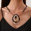 Conjunto de Brincos com Pingente de Anel Colorido em Pintura a Óleo com Três Camadas, Estilo Ins Boêmio, Moda Popular Transfronteiriça Europeia e Americana para Mulheres