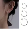 Brincos de Tarraxa Minimalistas para Osso da Orelha para Mulheres 2025 Novo Design Tendência Dormir Sem Remover Cuidado com a Orelha Pequenos Argolas para Mulheres