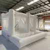 Trampolín Inflable Blanco con Tobogán para Adultos y Niños Parque Acuático Instalaciones de Juego Suministro Directo Otro Otro