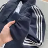 Chamarra de Tres Rayas para Hombre y Mujer, Chamarra de Béisbol de Otoño con Cuello Alto, Atuendo de Principios de Otoño, Top Deportivo Estilo Americano