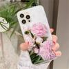 Funda para iPhone 16 Flor Rosa Peonía Flor Artística