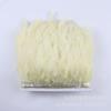 La fábrica Wenco vende plumas de pollo blancas con borde de tela para nadar, de 10 a 15 cm, para coser ropa, accesorios decorativos de encaje.