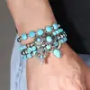 Pulsera de Piedra Natural y Cristal Lista para Envíos Transfronterizos de Amazon, Personalizable, de Moda, Versátil, Regalo de Joyería
