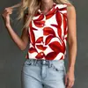 Camisas para Mujer Estilo Europeo y Americano Estampado Regular 2026 Nuevas Sencillas Adelgazantes Tops Versátiles de Verano Mangas Cortas para Mujer