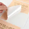 Etiqueta Adhesiva Estampado en Caliente Pegatina Personalizada Hoja de Impresión UV Rollo Color Plata Mate Para Llevar Puntos Redondos Láser Estampado en Caliente