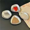 Plato para Salsa Retro, Plato para Sabor de Forma Irregular, Plato Pequeño Comercial de Acero Inoxidable, Bol para Salsa, Plato para Salsa Creativo, Plato para Snacks Personalizado