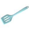 Venta al por mayor de fábrica espátula de silicona azul cielo protección espátula de fondo plano resistente a altas temperaturas utensilios de cocina mango integrado silicona