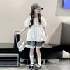 Top de Manga Corta para Niña Verano 2026 Estilo Nuevo Niños Grandes Camisa de Muñeca de Verano Ropa de Verano para Niñas de Secundaria Camisa Elegante