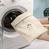 Bolsa de lavandería bordada estilo sándwich, tela gruesa de tres capas, diseñada para lavadoras, adecuada para sujetadores y lencería, fabricante