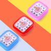 Reloj despertador pequeño de fábrica, bonito reloj despertador de colores, reloj despertador de dibujos animados para niños, reloj despertador creativo para estudiantes, mesa 61, regalos para niños