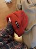 Gorro de lana con contenido de lana para otoño e invierno, con gran circunferencia de cabeza, versátil, casual, para el frío, gorro cálido, para parejas, protección para las orejas, gorro de punto
