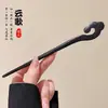 Nuevo Pasador de Estilo Chino con un Toque Vintage, Pasador de Madera Negra de Alta Gama para Mujer, Accesorio para el Cabello con Borla, Palillo para el Cabello, Nuevo Modelo 2026