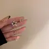 Presilha de Orelha Estrela Lua de Diamante Coreana Ins Celebridade da Internet Presilha de Orelha com Franja Temperamento Acessórios de Orelha de Alta Qualidade