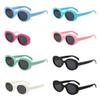 Novos Óculos de Sol Olho de Gato Infantis Femininos High-end Resistentes a UV Ultra Leves Silicone Macio Moda Fofos Óculos de Sol