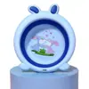 Lavabo Plegable para Bebé Portátil Lavabo Infantil de Silicona Plegable para Exteriores Lavabo de Dibujos Animados para Bebé