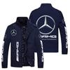 Jaqueta Aviador Street Knight Versátil Personalizada com Logo Europeu e Americano Masculina Casual Tamanho Grande Jaqueta de Carro de Comércio Exterior