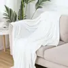 Manta de Flanela Personalizada, Manta de Fleece Coral Cor Sólida, Manta de Ar Condicionado, Manta Reciclada GRS Exportação Transfronteiriça, Macia