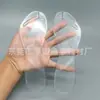 Palmilhas para Sandálias com Suporte Autoadesivo, Comprimento de Três Quartos, Silicone Transparente, Massagem Suave, Antiderrapante, Amortecimento de Sete Pontos