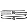 Adequado para 17-20 Volkswagen Touareg modificação de acabamento de grade preta Acessórios de modificação de tira brilhante da grade Black Samurai