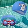 Gafas de natación para niños con diseño de unicornio, lindas, antivaho, para aprender a nadar, en stock, gafas de dibujos animados con ajustables