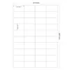 Papel adhesivo A4 para impresión por inyección de tinta láser, etiquetas de oficina con corte interior, etiquetas logísticas en blanco, papel de impresión.