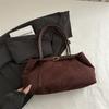 Bolso Retro de Alta Gama 2025 de Gran Capacidad para Mujer Otoño e Invierno Nuevo Bolso de Hombro Casual para Viajero Estilo Europeo y Americano Bolso Tote para Mujer