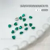 Punta Esmeralda Fondo Especial Forma Especial Diamante Joyería para Uñas Roca de Cristal Azúcar Rocoso Corazón de Melocotón Verde Pavo Real Decoración Navideña para Uñas Venta al por Mayor