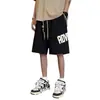 Shorts casuales de estilo japonés para hombre, color caqui, para uso diario en la calle, de verano, finos, de marca moderna, deportivos, estilo americano, holgados, para baloncesto