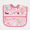 Babero Infantil Transfronterizo Bolsa de Comida Tridimensional para Bebé Babero Impermeable y Lavable para Bebé Bolsa Resbaladiza Super Suave Toalla Resbaladiza para Comer