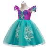 Vestido Infantil Amazon Vestido Infantil Grande Bela Adormecida Mangas de Mosca Pequena Malha Vestido Princesa Vestido Menina