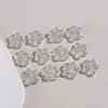 15*17mm Contas de Cristal Beleza de Gelo Flor de Ovo de Cinco Pétalas Corrente para Celular Pingente Fashion Acessórios de Celular com Contas