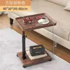 Mesa Pequeña Móvil con Ruedas, Mesa de Café para Sala de Estar, Mesa de Café Simple de Moda, Estante de Almacenamiento de Mesita de Noche, Mesa Auxiliar