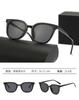 Nuevas Gafas de Sol Gm Calientes para Mujer Sentido de Alta Gama Gafas de Sol Estilo Coreano Mismo TikTok Celebridad de Internet Moda Marco Grande Espejo Brillante